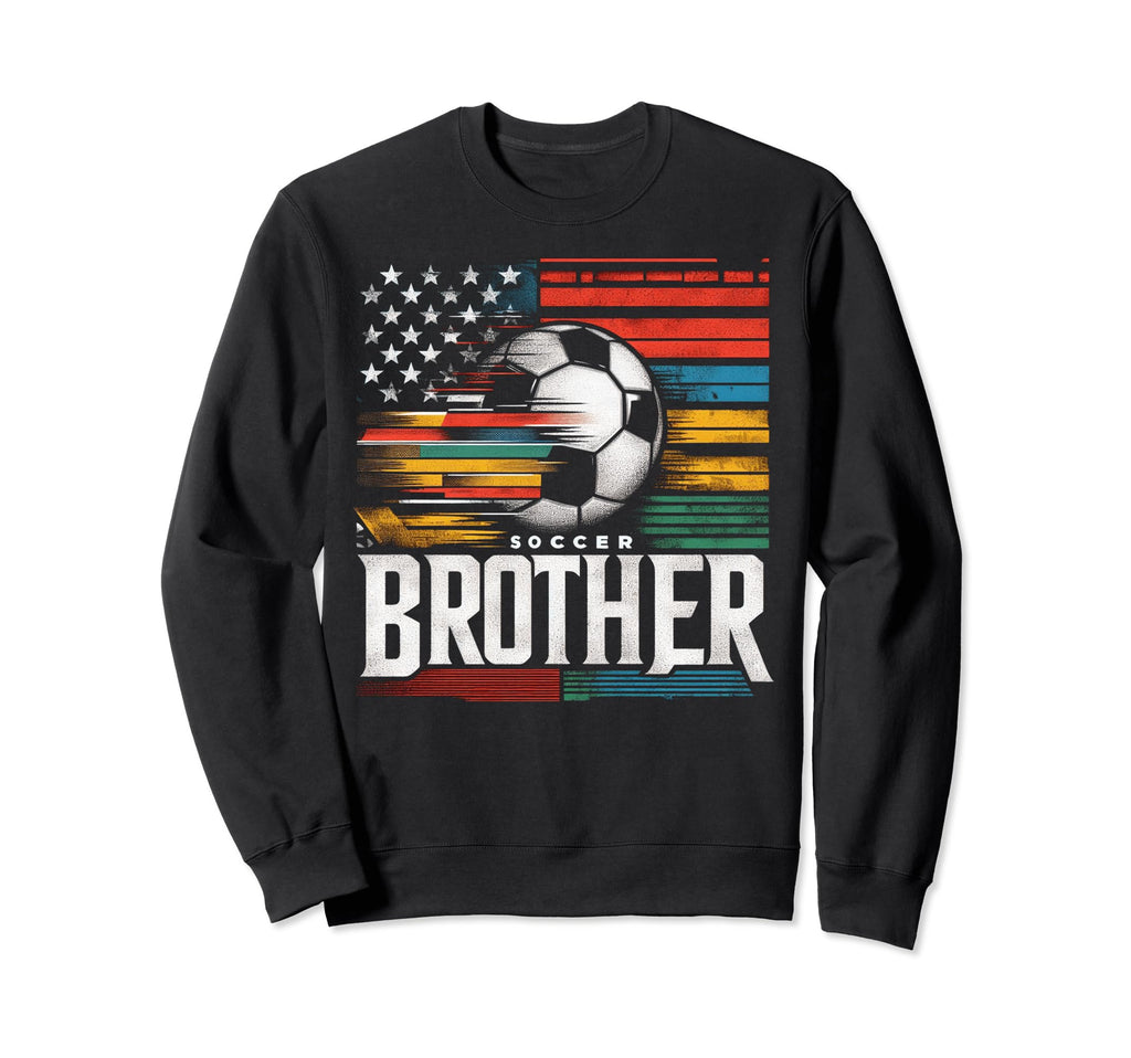 Soccer Brother Family Matching Team Sweatshirt - Trendy Graphic Unisex - T-Shirt, Sweatshirt, Hoodie