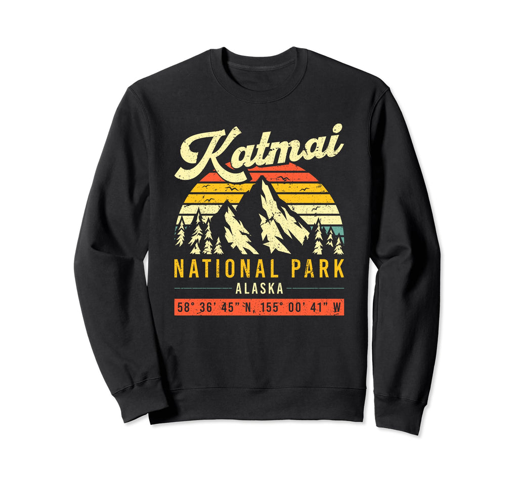 Katmai Alaska National Park Sweatshirt - Custom Art Print for Adults - T-Shirt, Sweatshirt, Hoodie