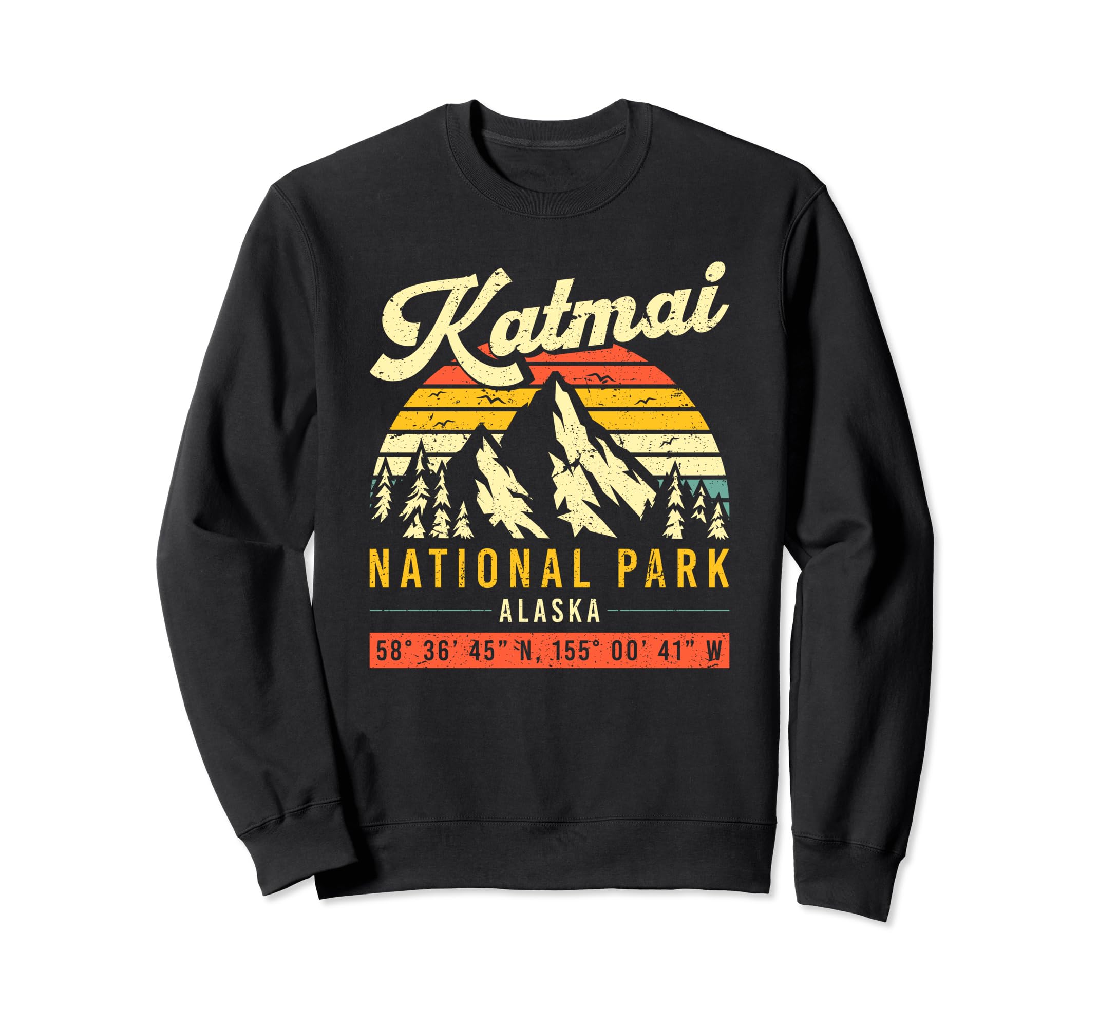Katmai Alaska National Park Sweatshirt - Custom Art Print for Adults - T-Shirt, Sweatshirt, Hoodie