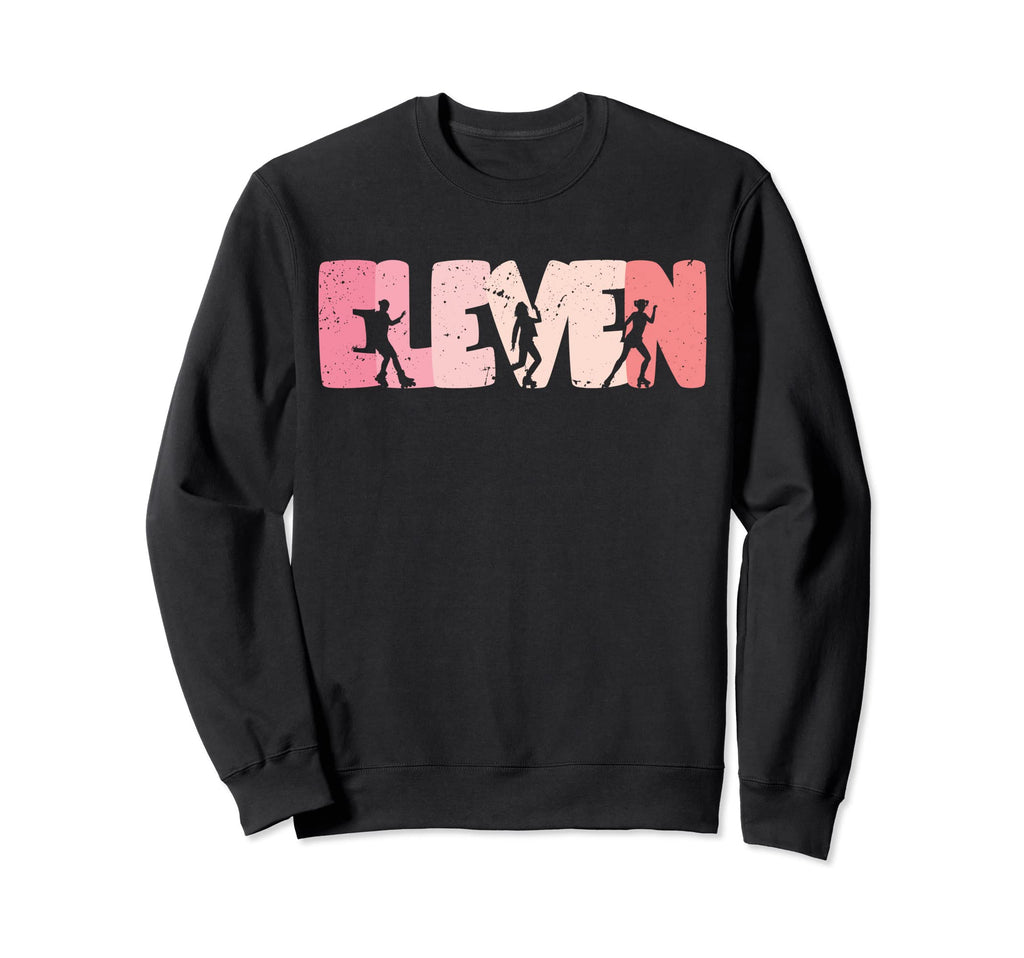 11 Year Old Roller Skating Sweatshirt - Aesthetic Graphic Men Women - T-Shirt, Sweatshirt, Hoodie