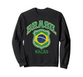 Brazil Gift Flag Brazilian Fan Sweatshirt - Casual Everyday Wear Men Women - T-Shirt, Sweatshirt, Hoodie