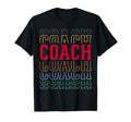 Coach Funny Layered Text Coaching T-Shirt - Custom Art Print for Adults - T-Shirt, Sweatshirt, Hoodie