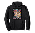 Funny Soccer Squad Dog Meme Brainrot Hoodie - Streetwear Style Men Women - T-Shirt, Sweatshirt, Hoodie