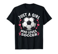 Just Who Loves Soccer Sports Fan Fun T-Shirt - Aesthetic Graphic Men Women - T-Shirt, Sweatshirt, Hoodie