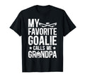Proud Ice Hockey Goalie Grandpa Hockey T-Shirt - Graphic Print for Adults - T-Shirt, Sweatshirt, Hoodie