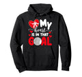 Field Hockey Goalkeeper Aunt Proud Hoodie - Streetwear Style for Adults - T-Shirt, Sweatshirt, Hoodie