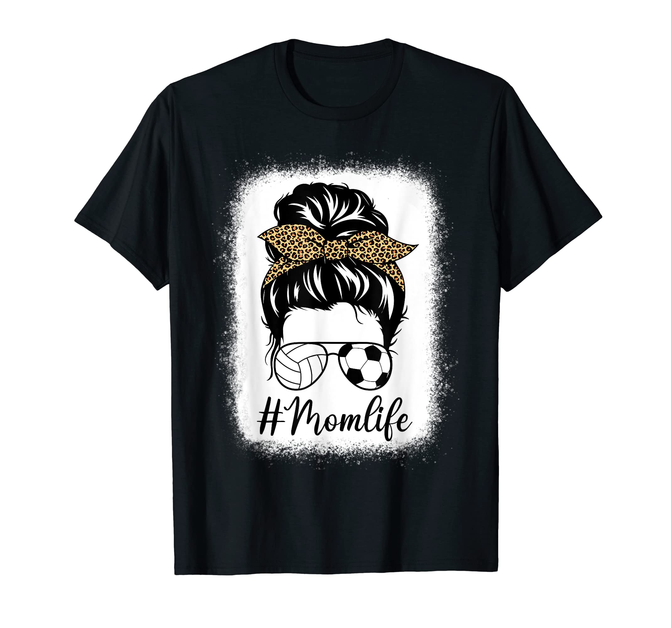 Mothers Day Volleyball And Soccer Mom Life T-Shirt - Trendy Graphic Unisex - T-Shirt, Sweatshirt, Hoodie
