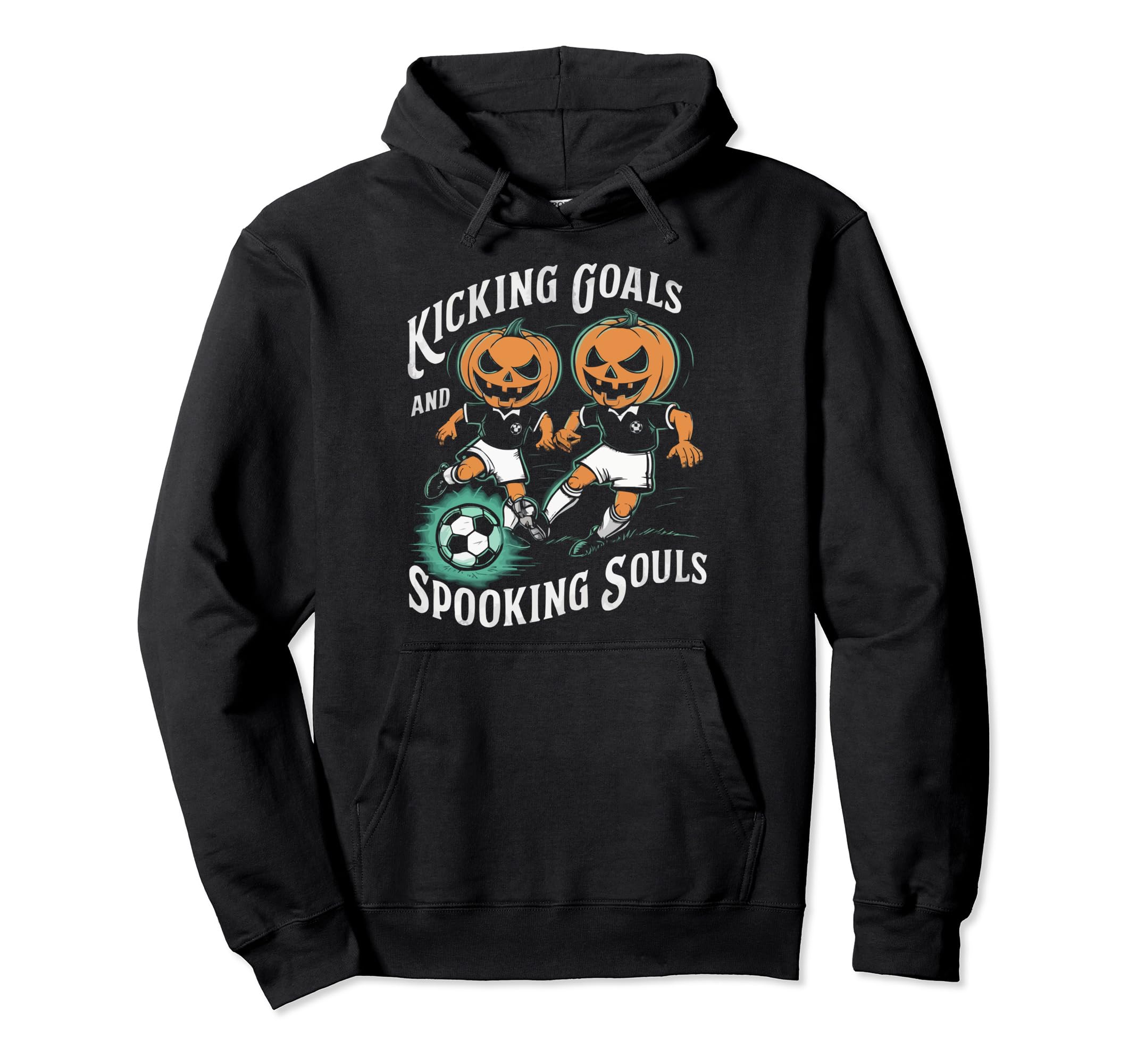 Soccer Halloween Spooky Goalkeeper Trick Or Hoodie - Trendy Graphic Unisex - T-Shirt, Sweatshirt, Hoodie
