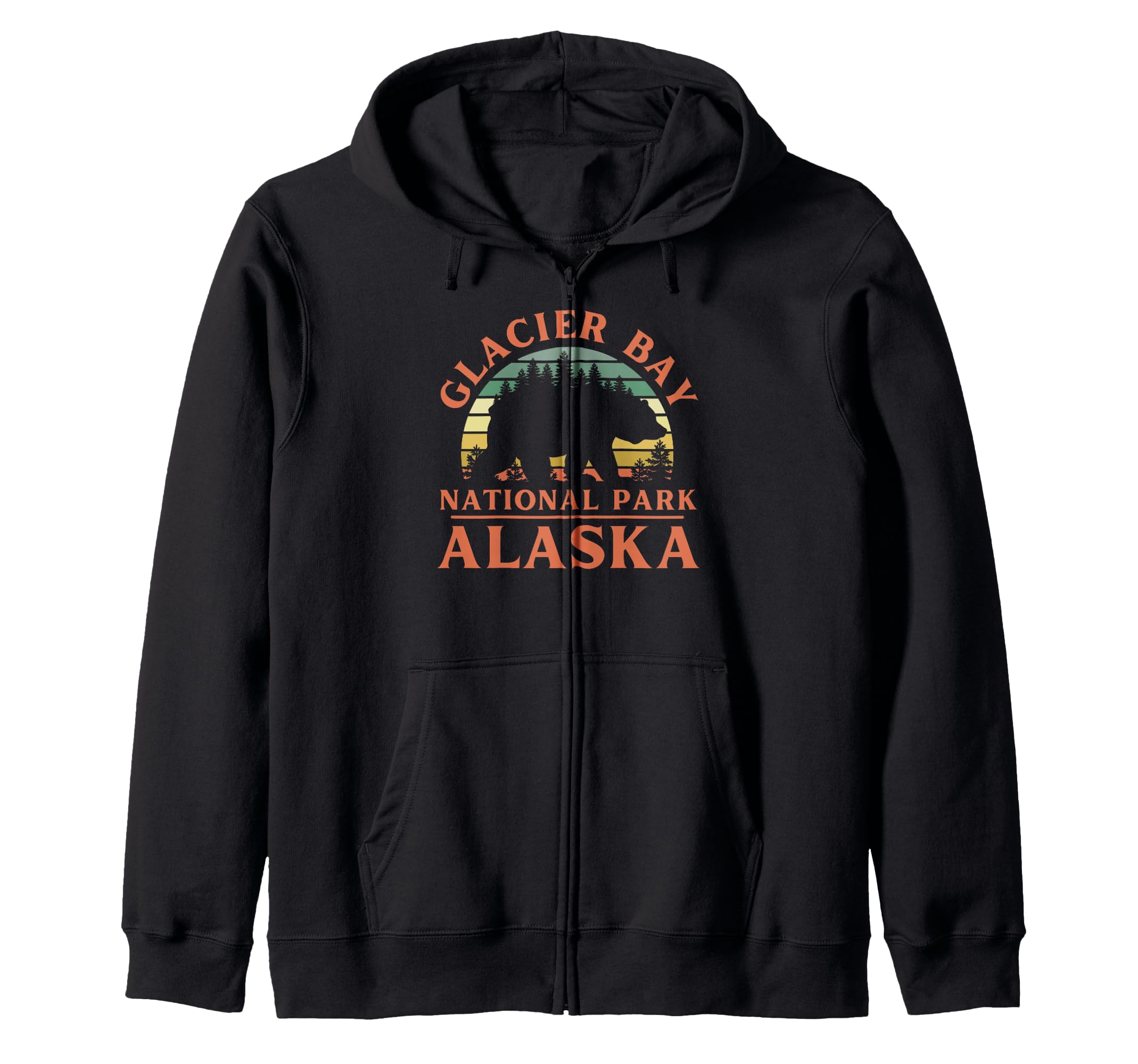 Glacier Bay National Park Alaska Usa Hoodie - Unique Graphic for Adults - T-Shirt, Sweatshirt, Hoodie
