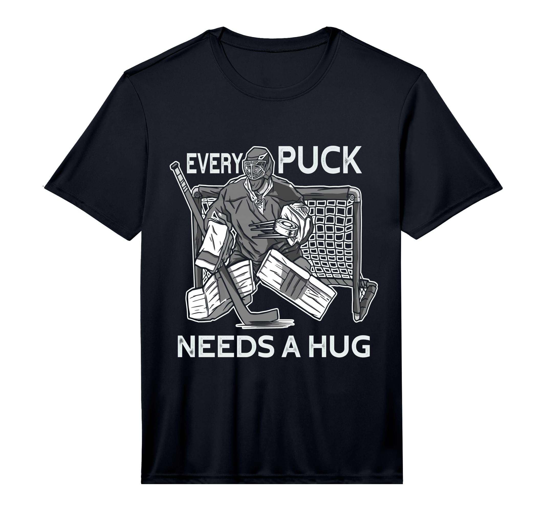 Mens Ice Hockey Goalie Hockey Goalkeeper T-Shirt - Trendy Graphic Unisex - T-Shirt, Sweatshirt, Hoodie