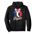 10 France Birthday Number 10 Soccer Jersey Hoodie - Unique Graphic Unisex - T-Shirt, Sweatshirt, Hoodie