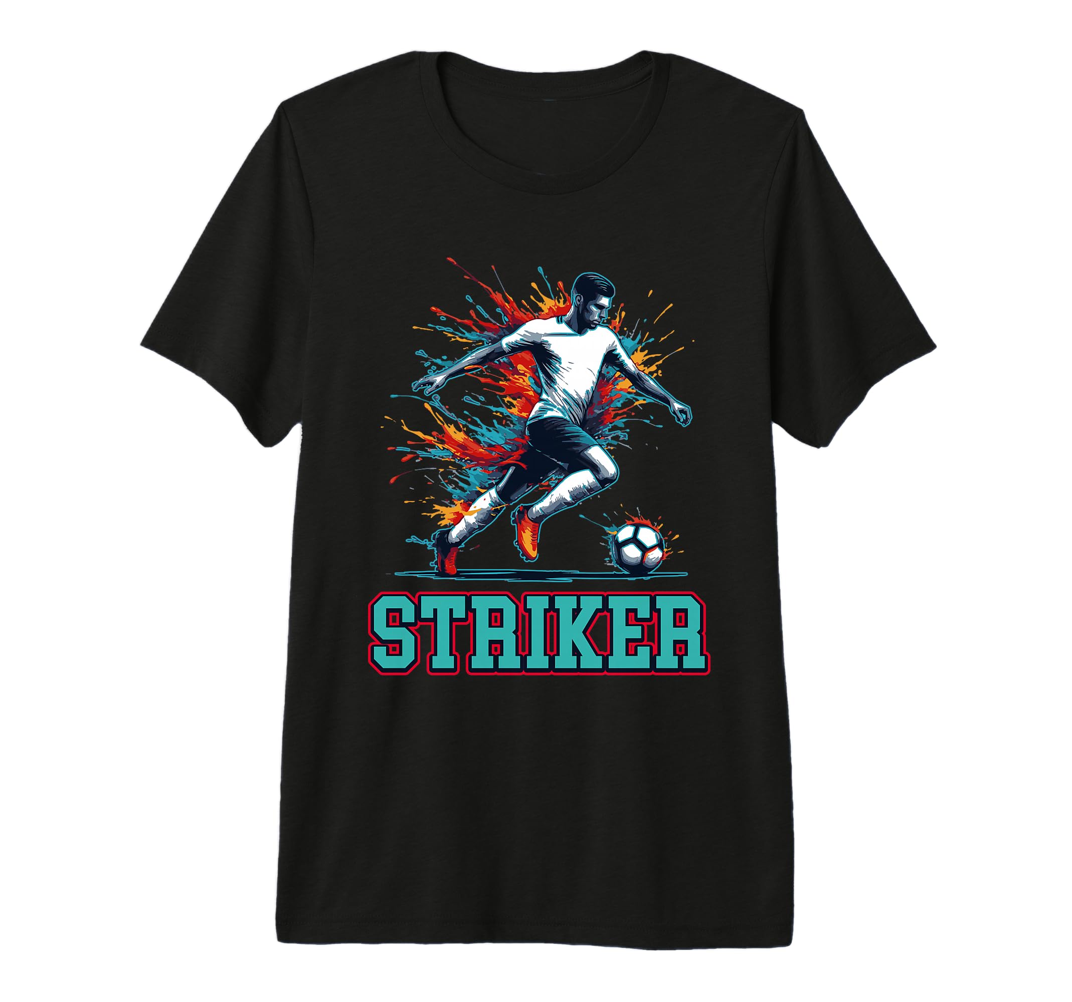 Soccer Striker Fullback Position T-Shirt - Aesthetic Graphic for Adults - T-Shirt, Sweatshirt, Hoodie