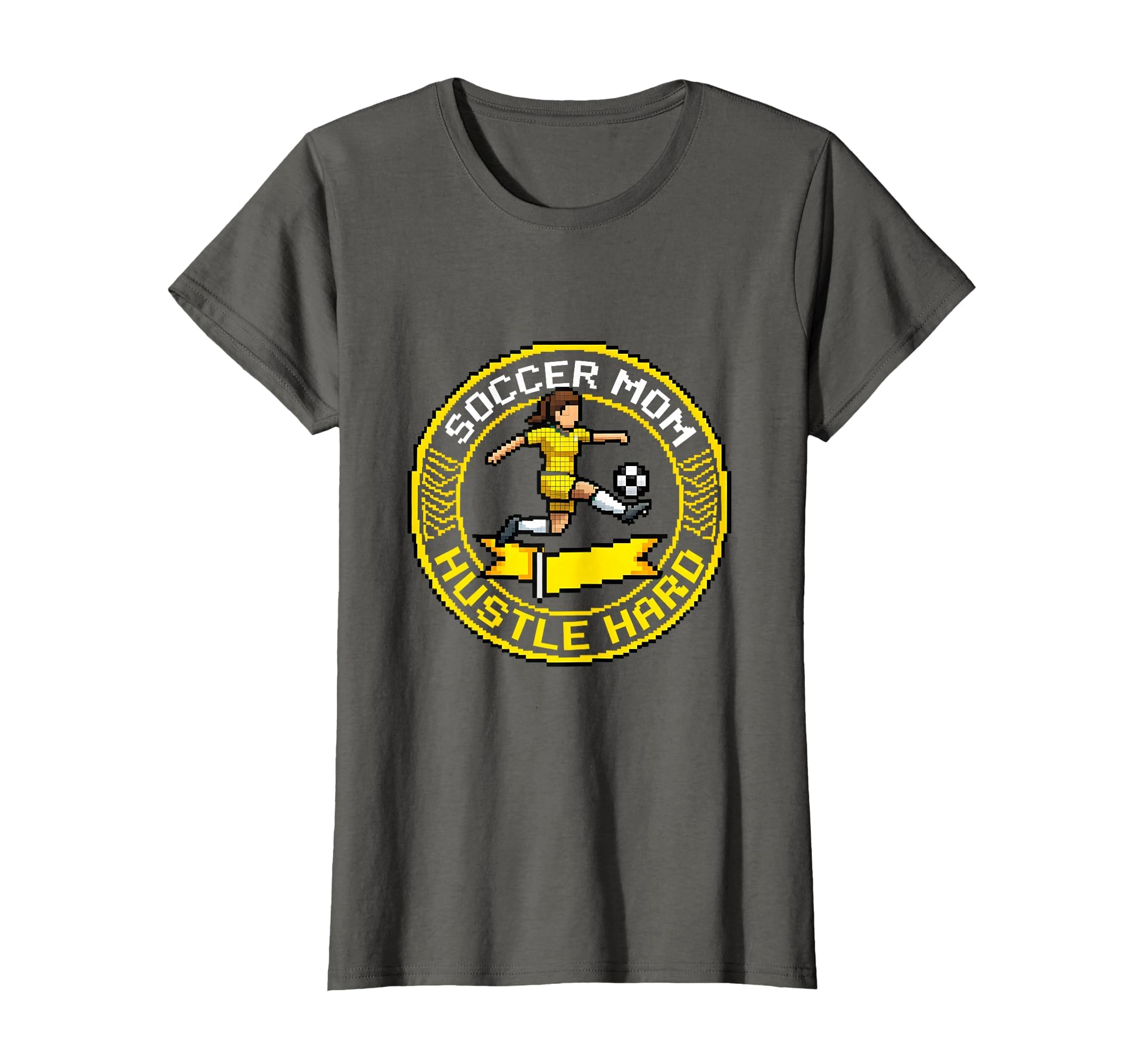 Soccer Mom Hustle Hard T-Shirt - Custom Art Print for Adults - T-Shirt, Sweatshirt, Hoodie