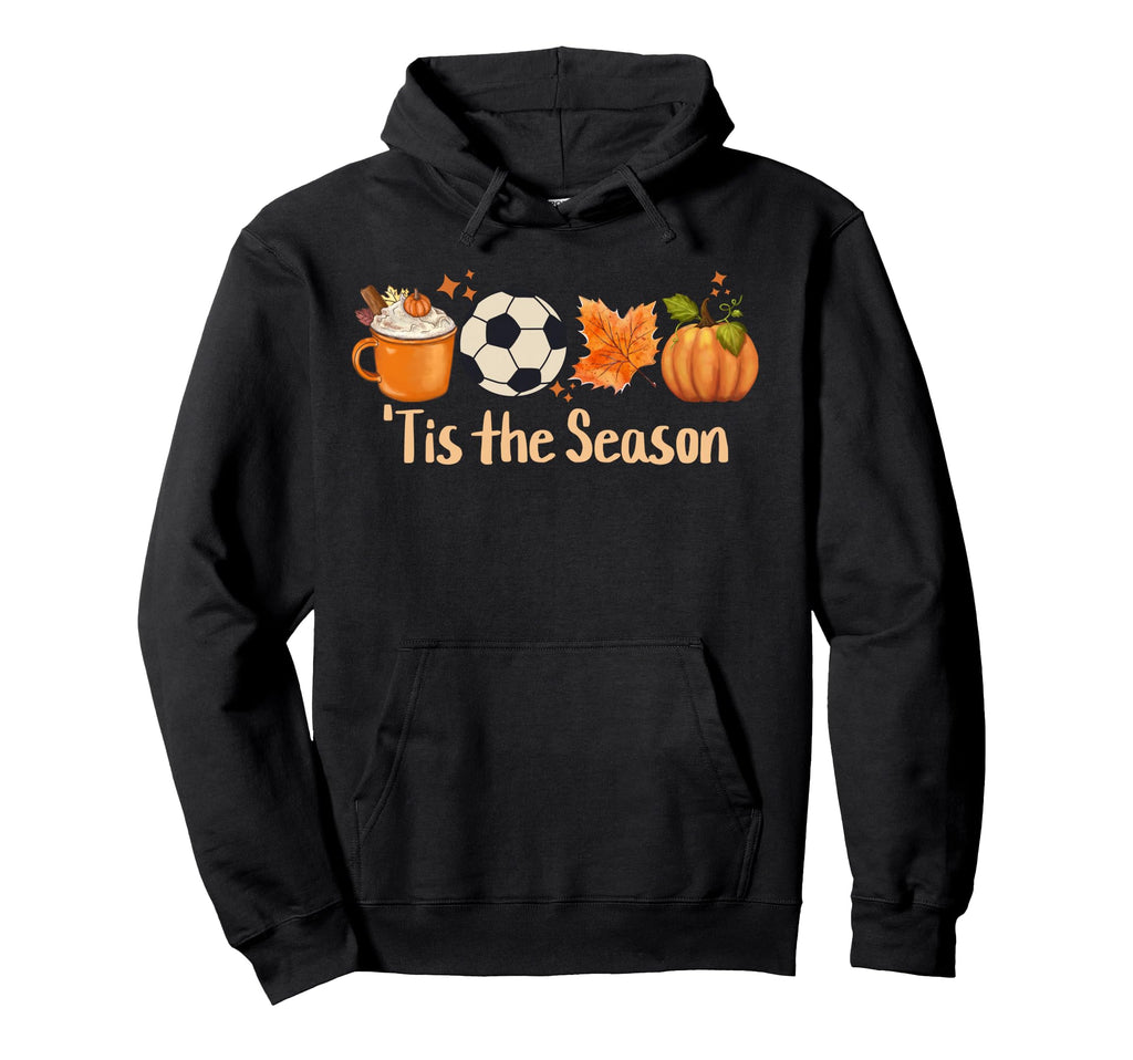 Tis Season Soccer Hoodie - Minimalist Print for Adults - T-Shirt, Sweatshirt, Hoodie