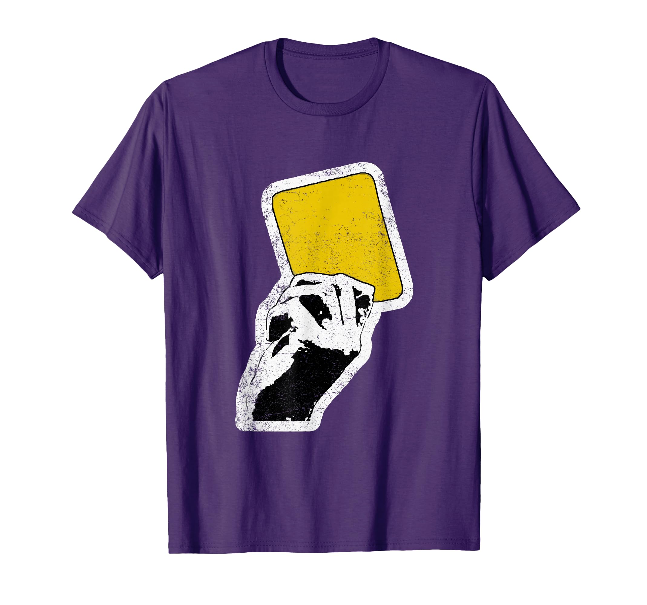 Referee Yellow Card Coach Sports T-Shirt - Minimalist Print Unisex - T-Shirt, Sweatshirt, Hoodie