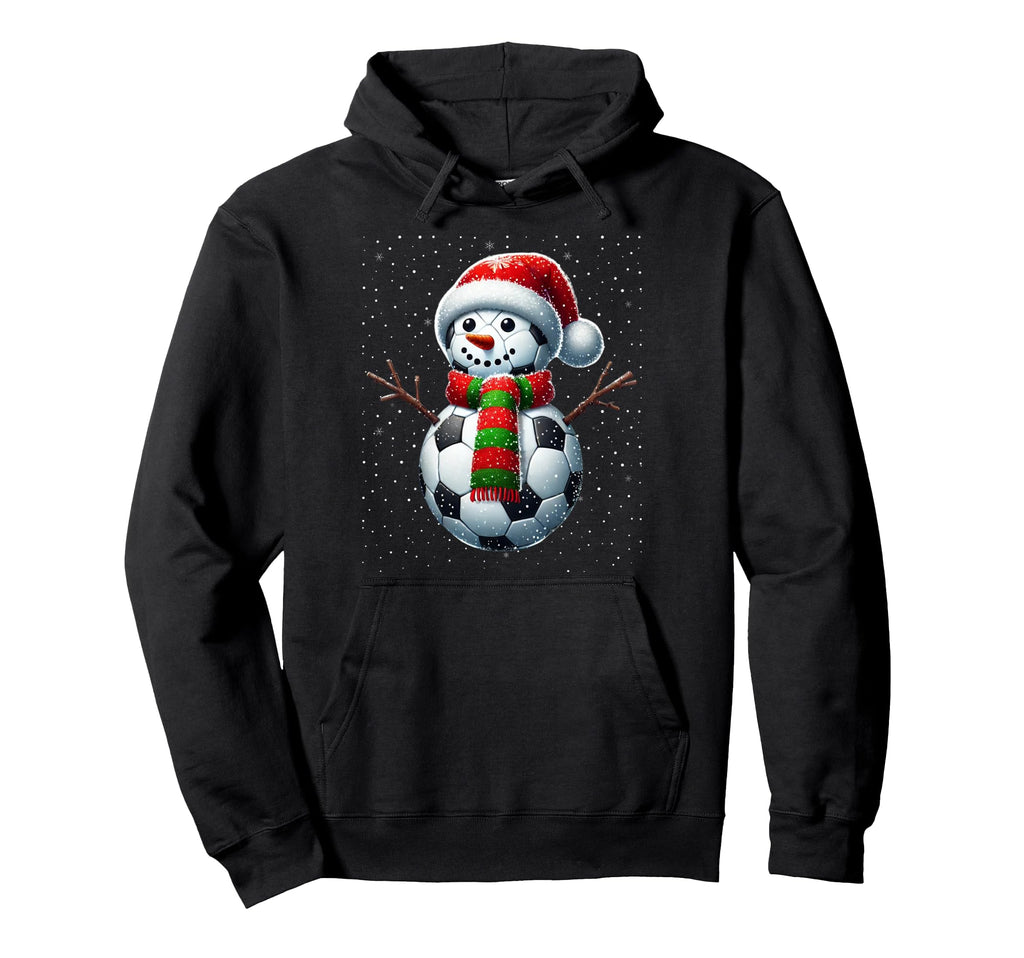 Funny Soccer Snowman Soccer Player Hoodie - Custom Art Print for Adults - T-Shirt, Sweatshirt, Hoodie