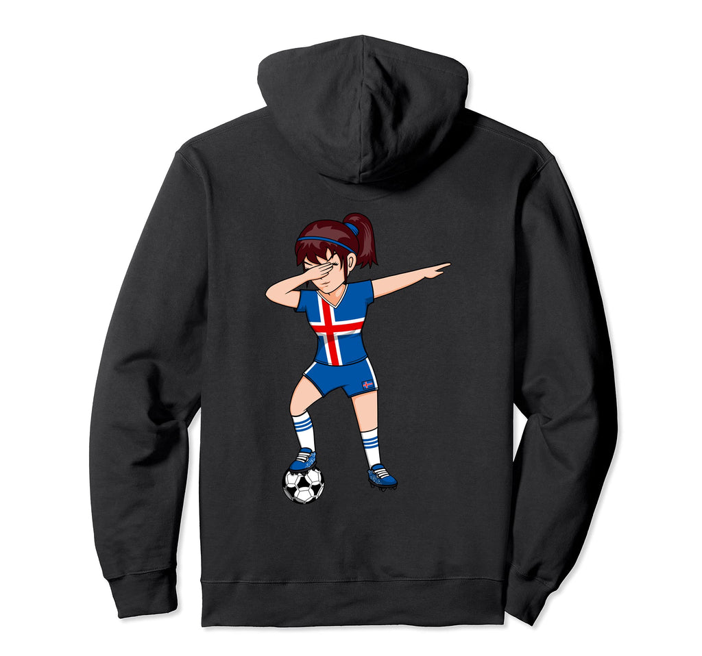 Dabbing Soccer Iceland Jersey Icelandic Hoodie - Unique Graphic Unisex - T-Shirt, Sweatshirt, Hoodie