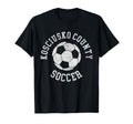 Kosciusko County Soccer Distressed 90S T-Shirt - Minimalist Print Men Women - T-Shirt, Sweatshirt, Hoodie