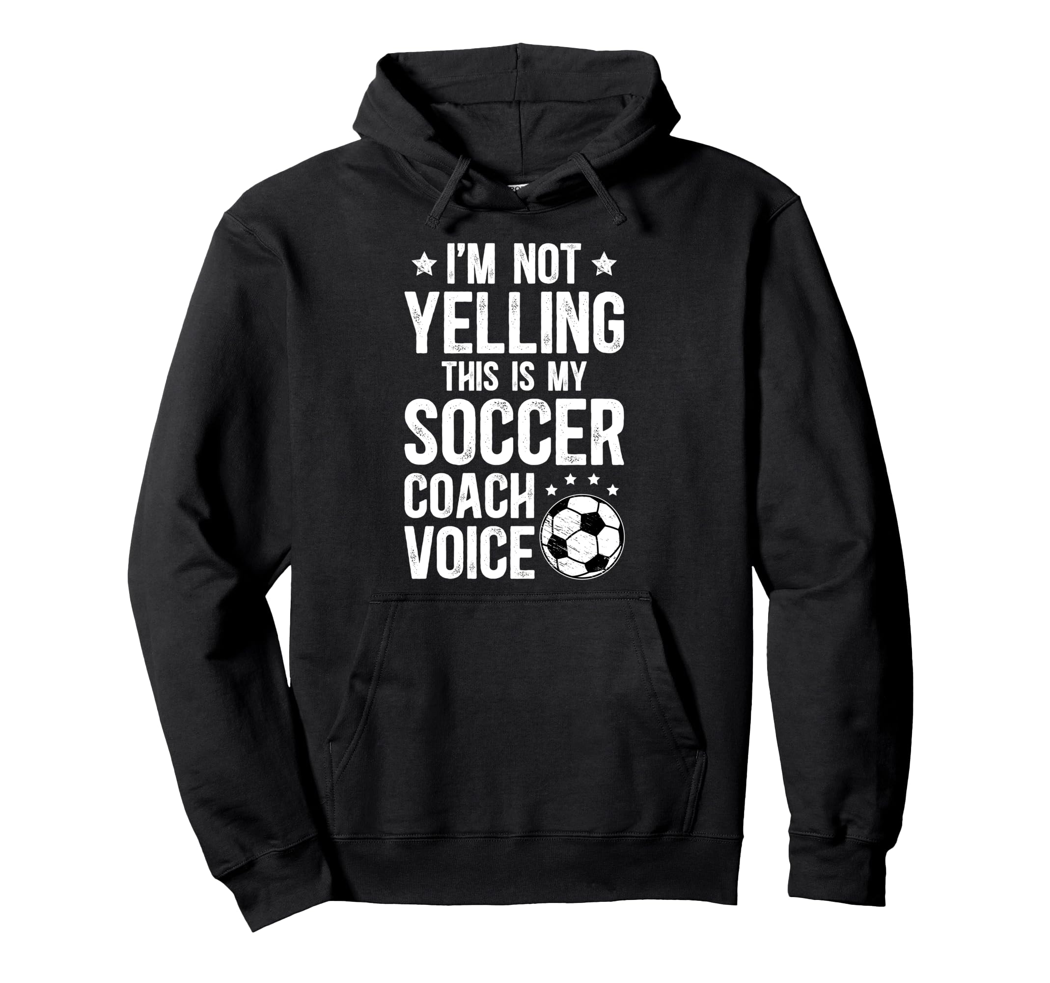 This Is My Soccer Coach Voice Soccer Hoodie - Minimalist Print Men Women - T-Shirt, Sweatshirt, Hoodie