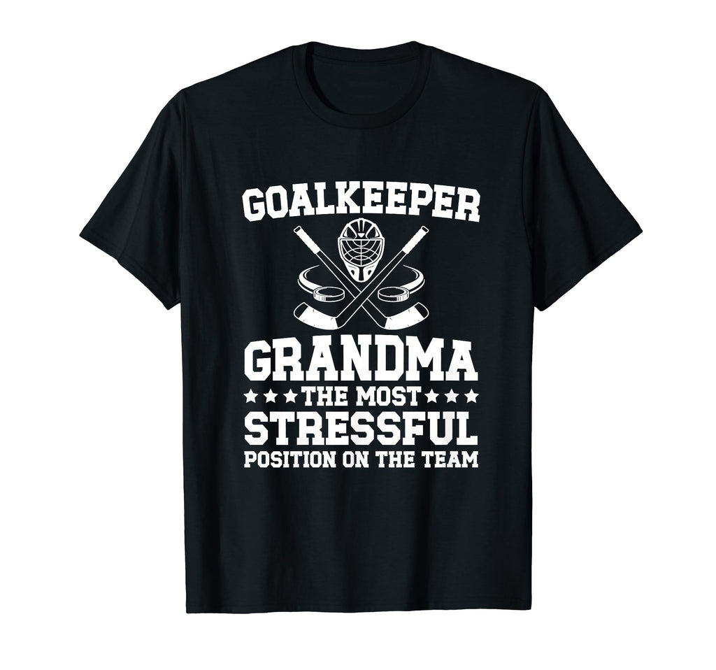 Funny Hockey Goalkeeper Grandma T-Shirt - Minimalist Print for Adults - T-Shirt, Sweatshirt, Hoodie