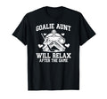 Funny Hockey Goalie Aunt Ice Hockey Keeper T-Shirt - Trendy Graphic Unisex - T-Shirt, Sweatshirt, Hoodie