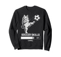Kawaii Soccer Skills Loading Cat Mom My Sweatshirt - Trendy Graphic Unisex - T-Shirt, Sweatshirt, Hoodie