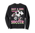 Just Who Loves Soccer Soccer Player Sweatshirt - Custom Art Print Unisex - T-Shirt, Sweatshirt, Hoodie
