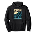 Zion National Park Wpa Utah Hoodie - Minimalist Print Unisex - T-Shirt, Sweatshirt, Hoodie