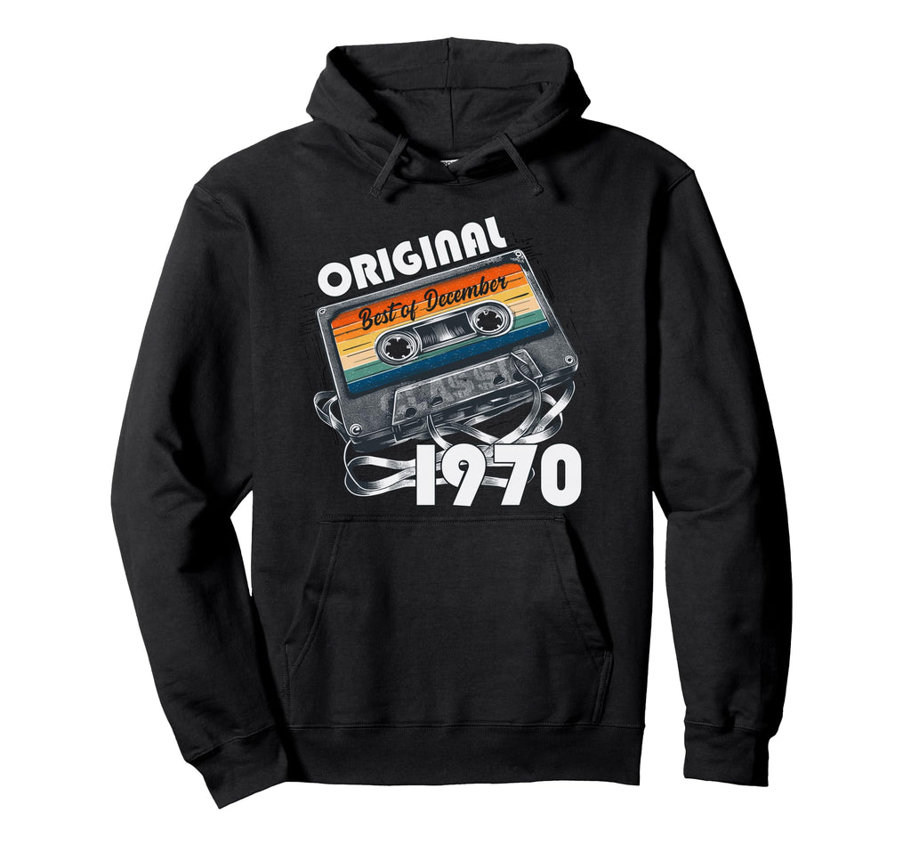 55Th Birthday Gift December 1970 Hoodie - Minimalist Print for Adults - T-Shirt, Sweatshirt, Hoodie