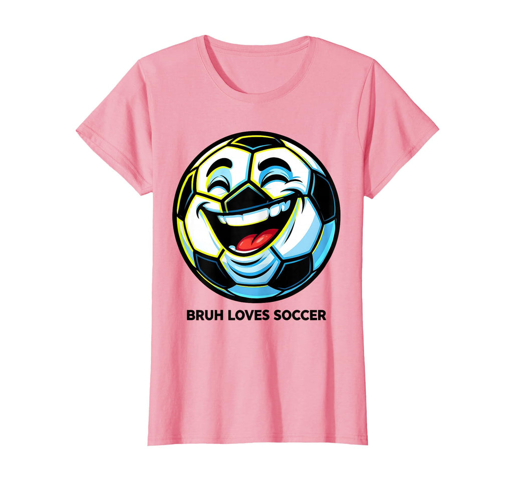 Bruh Loves Soccer Funny Soccer Ball T-Shirt - Custom Art Print Men Women - T-Shirt, Sweatshirt, Hoodie