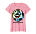 Bruh Loves Soccer Funny Soccer Ball T-Shirt - Custom Art Print Men Women - T-Shirt, Sweatshirt, Hoodie