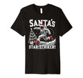 Santas Star Striker Funny Soccer T-Shirt - Aesthetic Graphic for Adults - T-Shirt, Sweatshirt, Hoodie