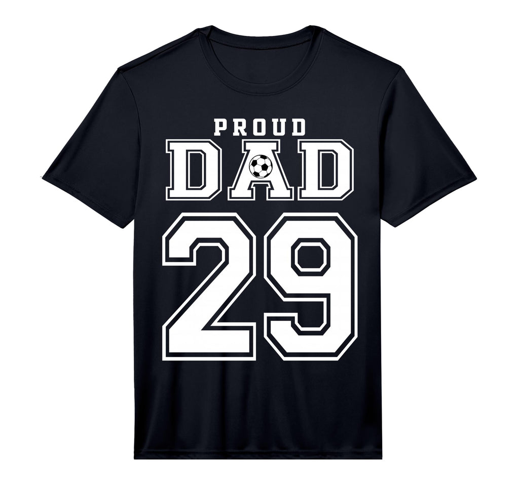 Number 29 Custom Proud Soccer Futbol T-Shirt - Novelty Apparel for Adults - T-Shirt, Sweatshirt, Hoodie