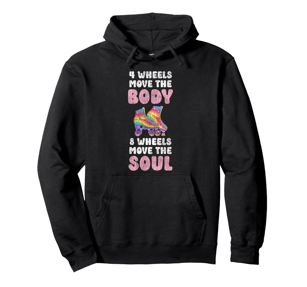 Roller Skating Skate 1970S 4 Wheels Move Hoodie - Custom Art Print Unisex - T-Shirt, Sweatshirt, Hoodie