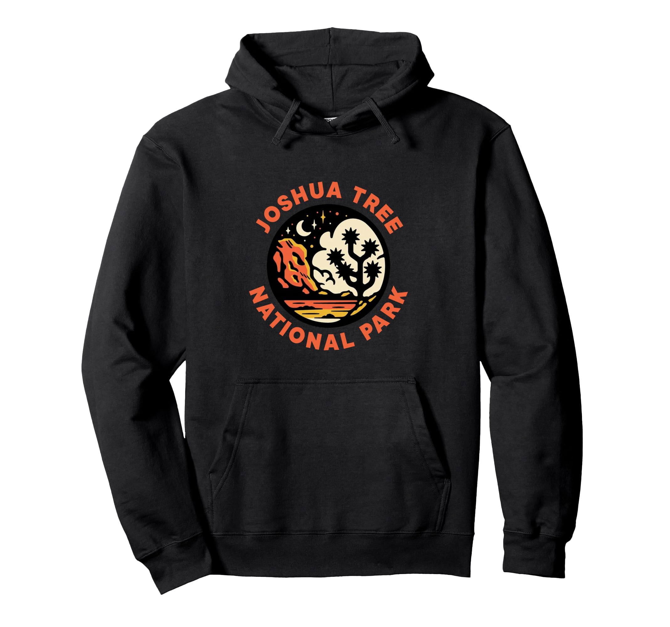 Joshua Tree National Park Night Hoodie - Custom Art Print Unisex - T-Shirt, Sweatshirt, Hoodie