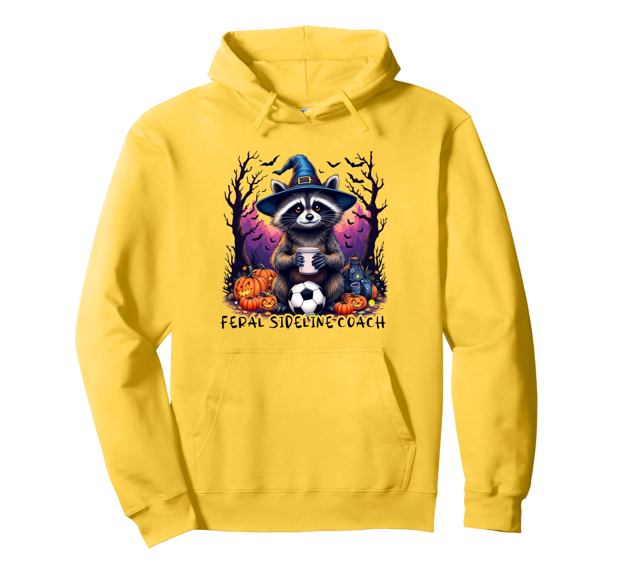 Halloween Soccer Mom Feral Soccer Mom Hoodie - Trendy Graphic for Adults - T-Shirt, Sweatshirt, Hoodie