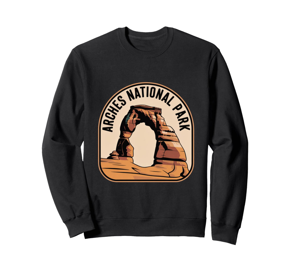 Arches National Park Badge Sweatshirt - Streetwear Style for Adults - T-Shirt, Sweatshirt, Hoodie
