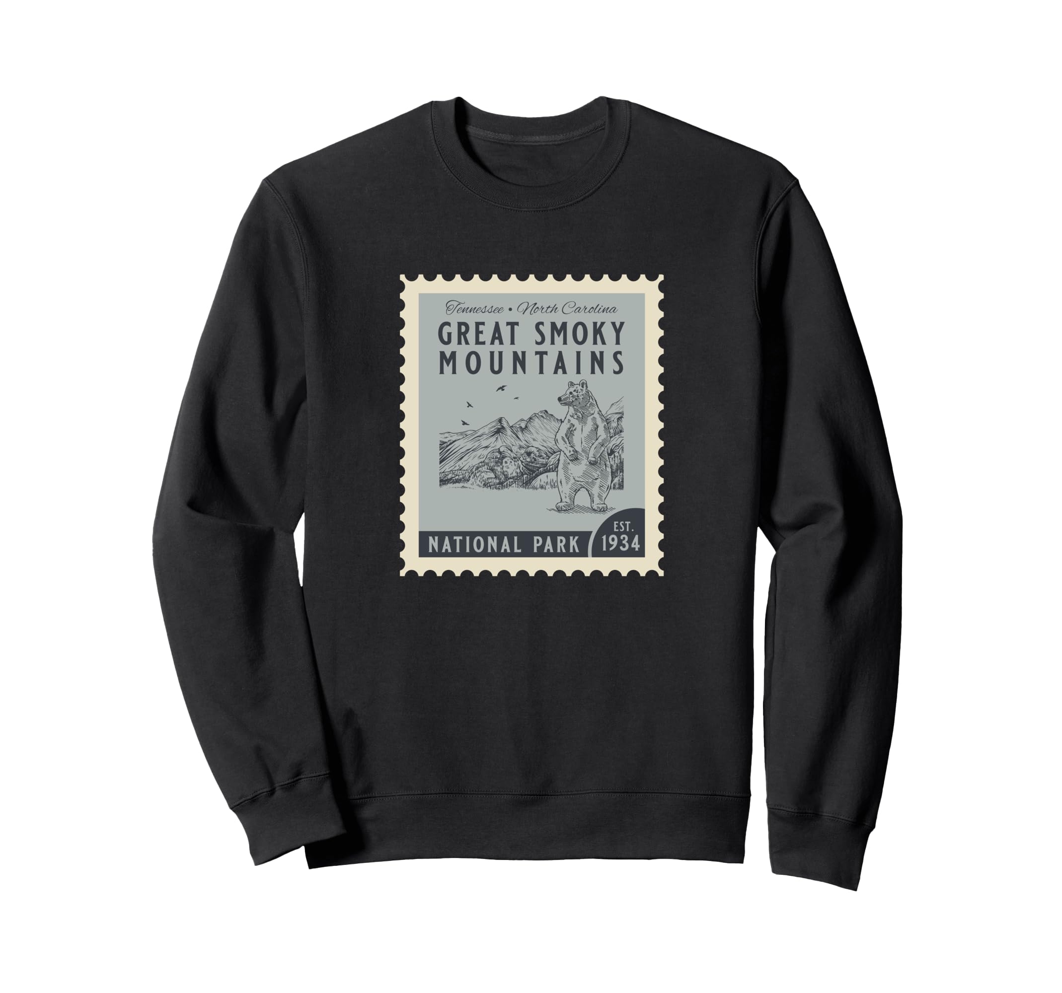 Great Smoky Mountains National Park Sweatshirt - Graphic Print for Adults - T-Shirt, Sweatshirt, Hoodie