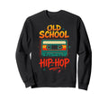 Old School Hip Hop Cassette Sweatshirt - Aesthetic Graphic for Adults - T-Shirt, Sweatshirt, Hoodie