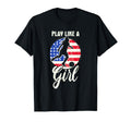 Usa Play Like Soccer Usa Flag Football T-Shirt - Novelty Apparel Men Women - T-Shirt, Sweatshirt, Hoodie