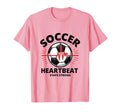 Soccer Heartbeat Stays Strong Athletic T-Shirt - Trendy Graphic Unisex - T-Shirt, Sweatshirt, Hoodie