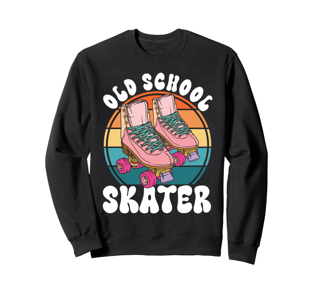 Roller Skating Skate 1970S Old Sweatshirt - Casual Everyday Wear Men Women - T-Shirt, Sweatshirt, Hoodie