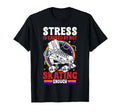 Roller Skating Skate 1970S Stress Is T-Shirt - Minimalist Print for Adults - T-Shirt, Sweatshirt, Hoodie