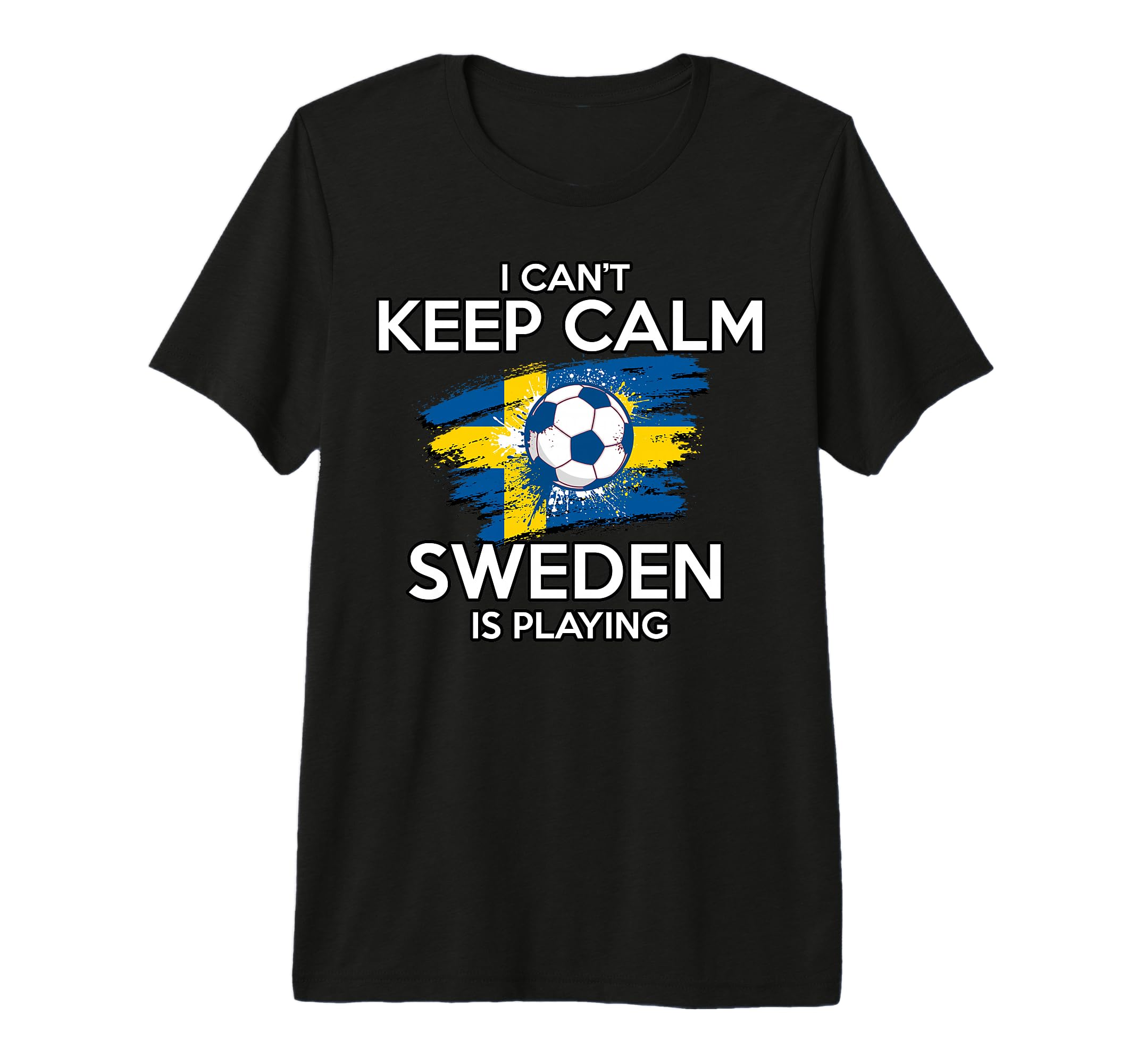 Sweden Football Fan Soccer Game T-Shirt - Streetwear Style for Adults - T-Shirt, Sweatshirt, Hoodie