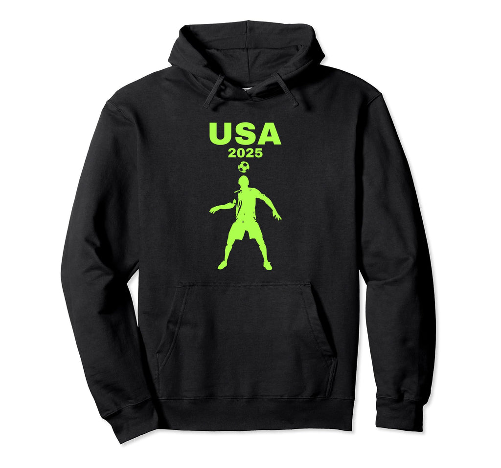 American Soccer Soccer 2025 Hoodie - Minimalist Print Unisex - T-Shirt, Sweatshirt, Hoodie