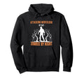 Attacking Midfielder Day Zombie Night Hoodie - Graphic Print Men Women - T-Shirt, Sweatshirt, Hoodie