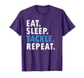 Eat Sleep Tackle Repeat Football T-Shirt - Minimalist Print for Adults - T-Shirt, Sweatshirt, Hoodie