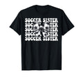 Soccer Sister Soccer Coquette Bow T-Shirt - Minimalist Print Unisex - T-Shirt, Sweatshirt, Hoodie