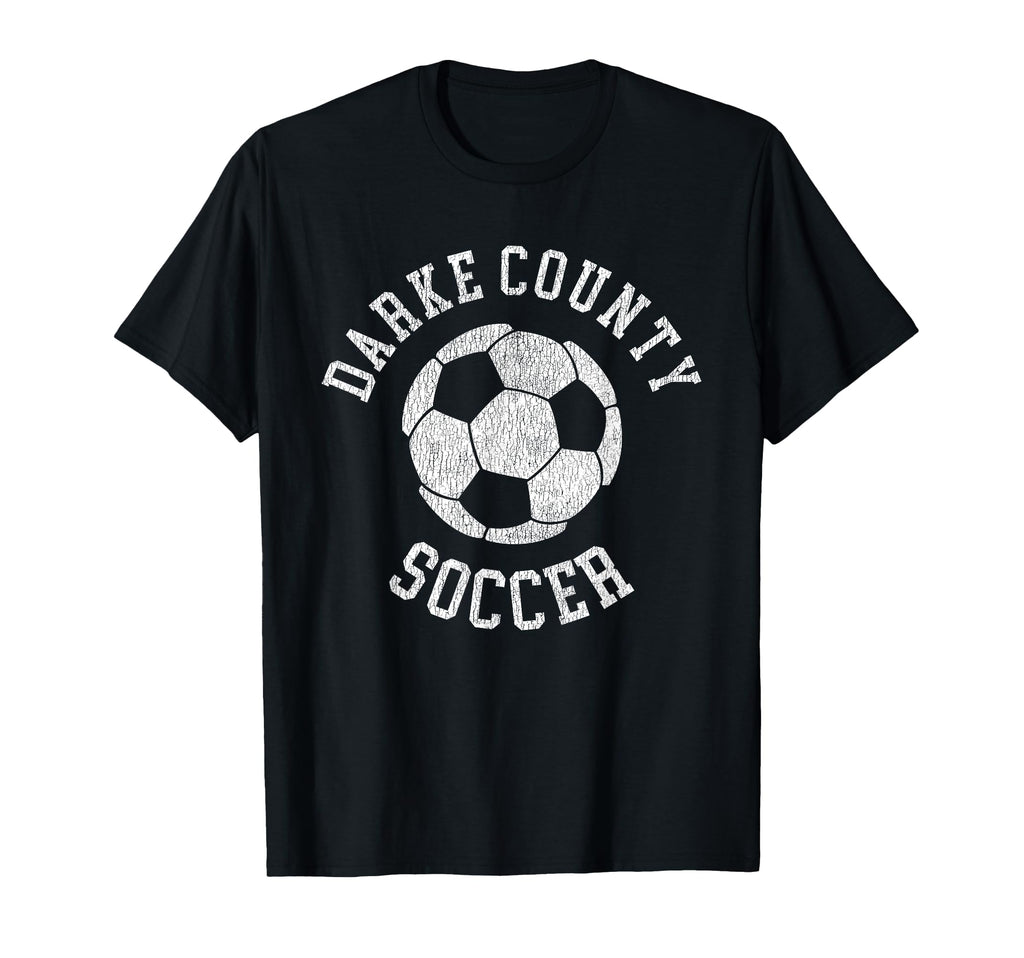 Darke County Soccer Distressed 90S T-Shirt - Novelty Apparel for Adults - T-Shirt, Sweatshirt, Hoodie