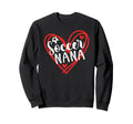 Soccer Nana Heart Nana Soccer Player Sweatshirt - Graphic Print for Adults - T-Shirt, Sweatshirt, Hoodie